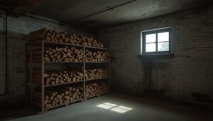 Keller als Holzlager: Was wirklich funktioniert